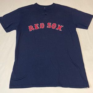 Majestic Boston Red Sox #13 Short Sleeve Shirt